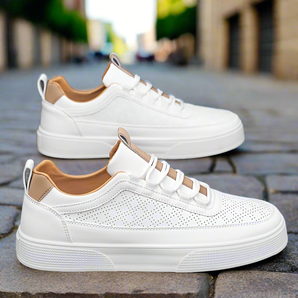 Bradley Men's Leather Sneakers-Modavendi