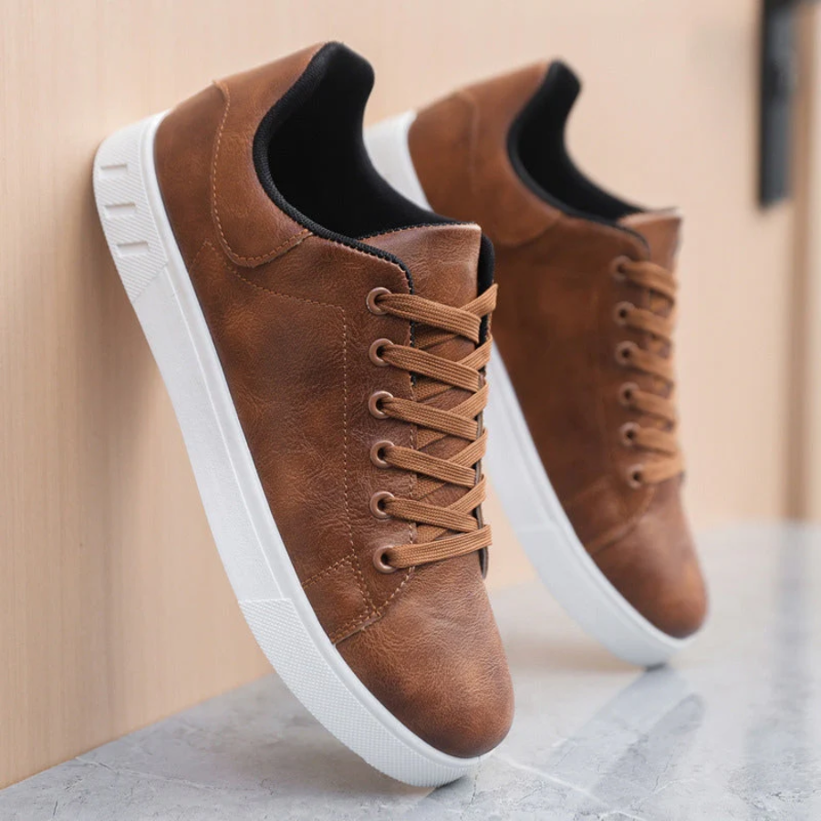 Carter | Trendy Leather Sneakers for Men