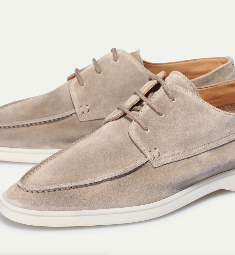 Fabian | Men's Suede Lace-Up Moccasin Shoes