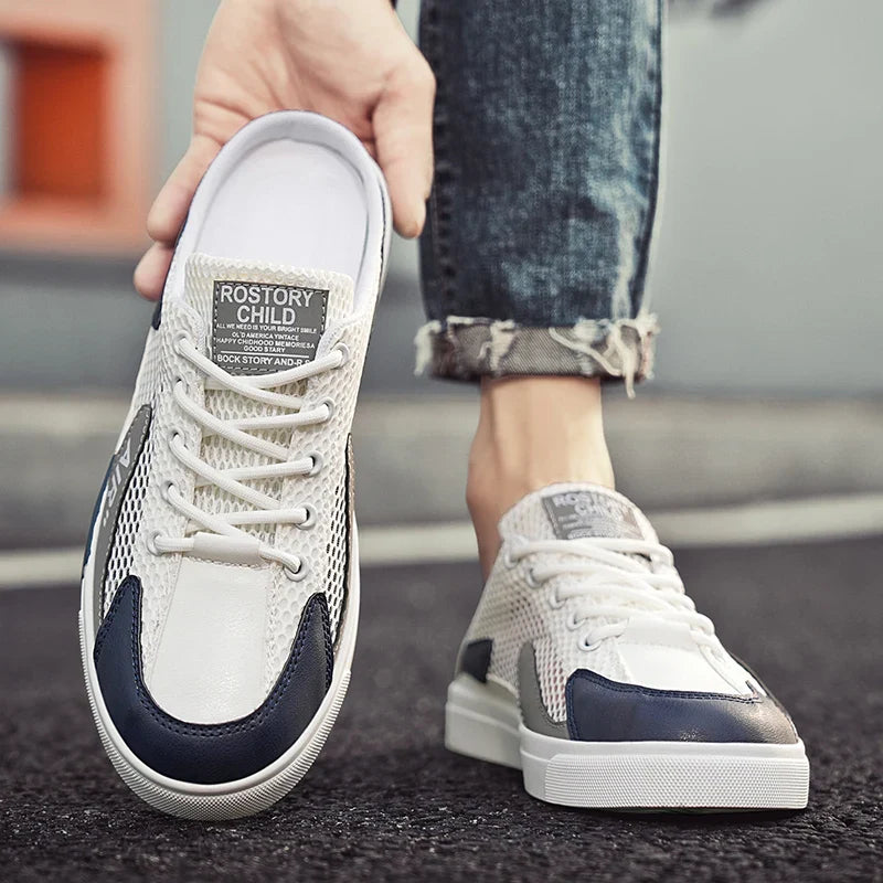 Air | Breathable Mesh Slip-On Canvas Shoes for Men-Modavendi
