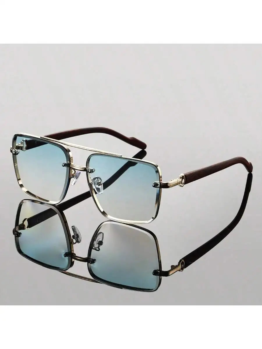 Andorra Men's Retro Double Bridge Square Glasses: A Timeless and Versatile Style