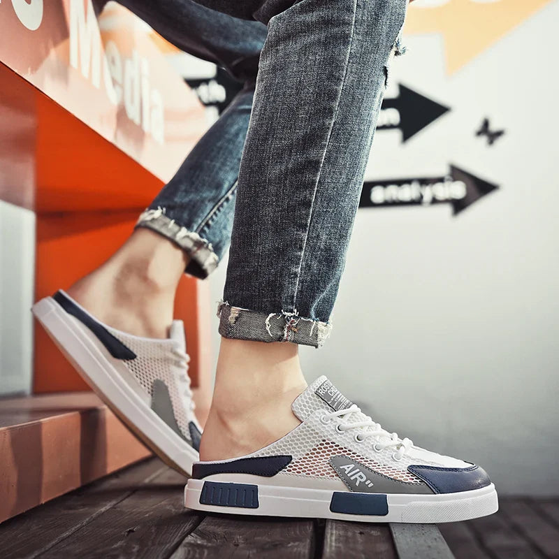 Air | Breathable Mesh Slip-On Canvas Shoes for Men-Modavendi