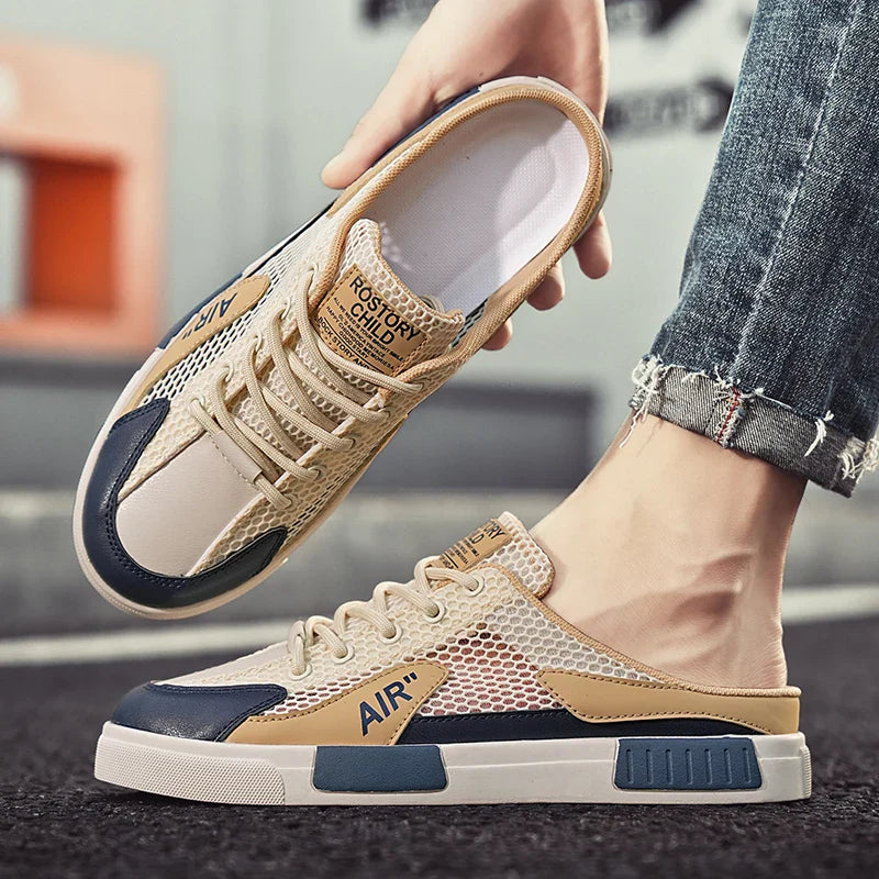 Air | Breathable Mesh Slip-On Canvas Shoes for Men-Modavendi