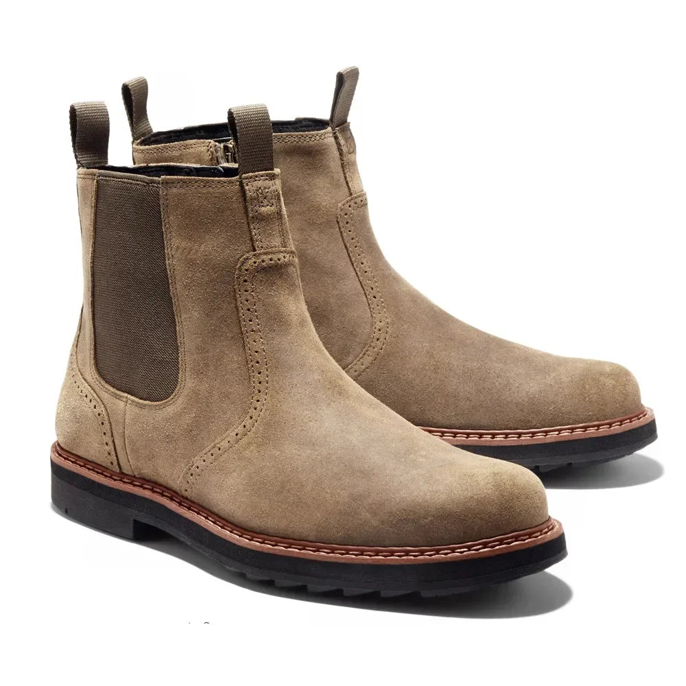 Adler - Artisan Crafted Retro Leather Chelsea Boots for Men-Modavendi