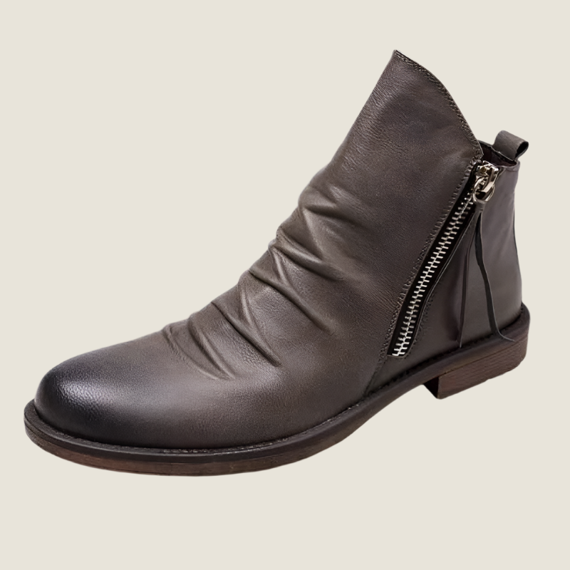 Wyatt Leather Ankle Booties