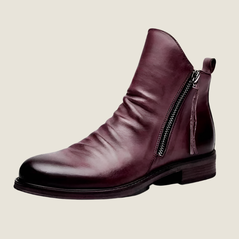 Wyatt Leather Ankle Booties