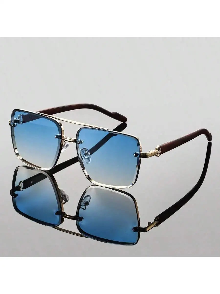Andorra Men's Retro Double Bridge Square Glasses: A Timeless and Versatile Style