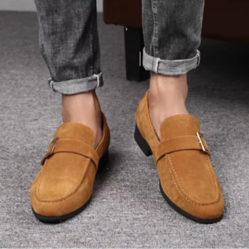 Telluride | Men's Leather and Suede Formal Loafers