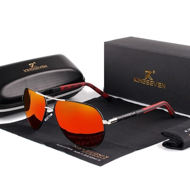 Kingseven Polarized Designer Sunglasses UV400 Lightweight Stylish Men's Eyewear