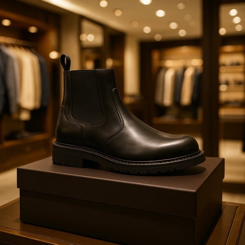 Adler - Artisan Crafted Retro Leather Chelsea Boots for Men-Modavendi