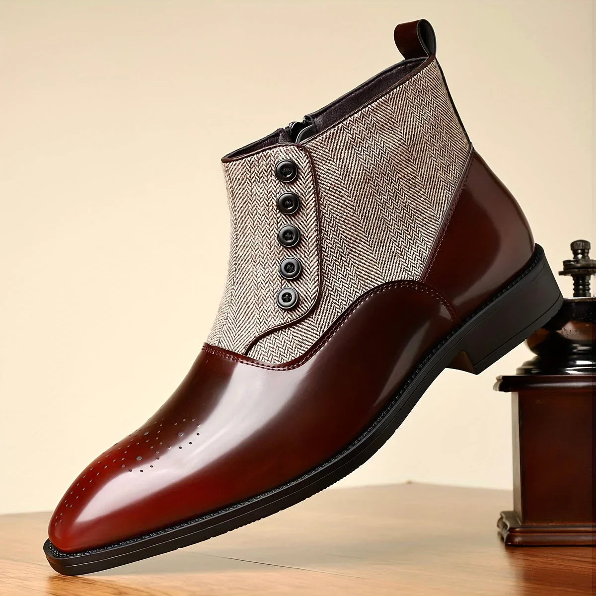 Rupert | Chelsea Leather Ankle Booties