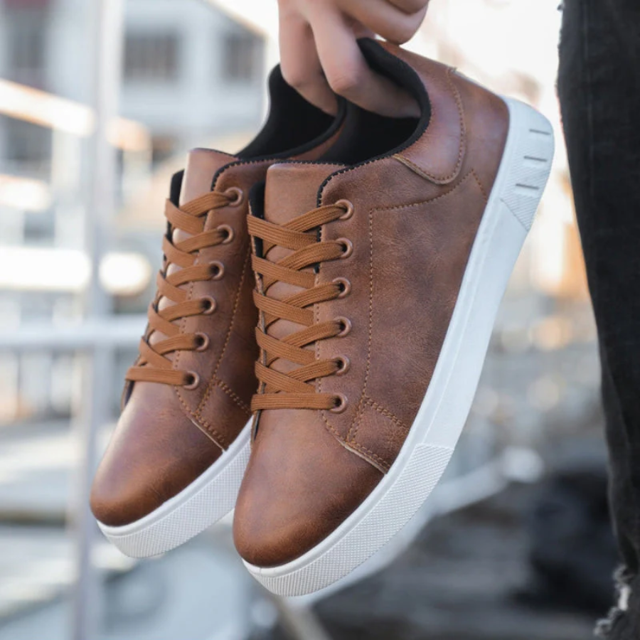 Carter | Trendy Leather Sneakers for Men