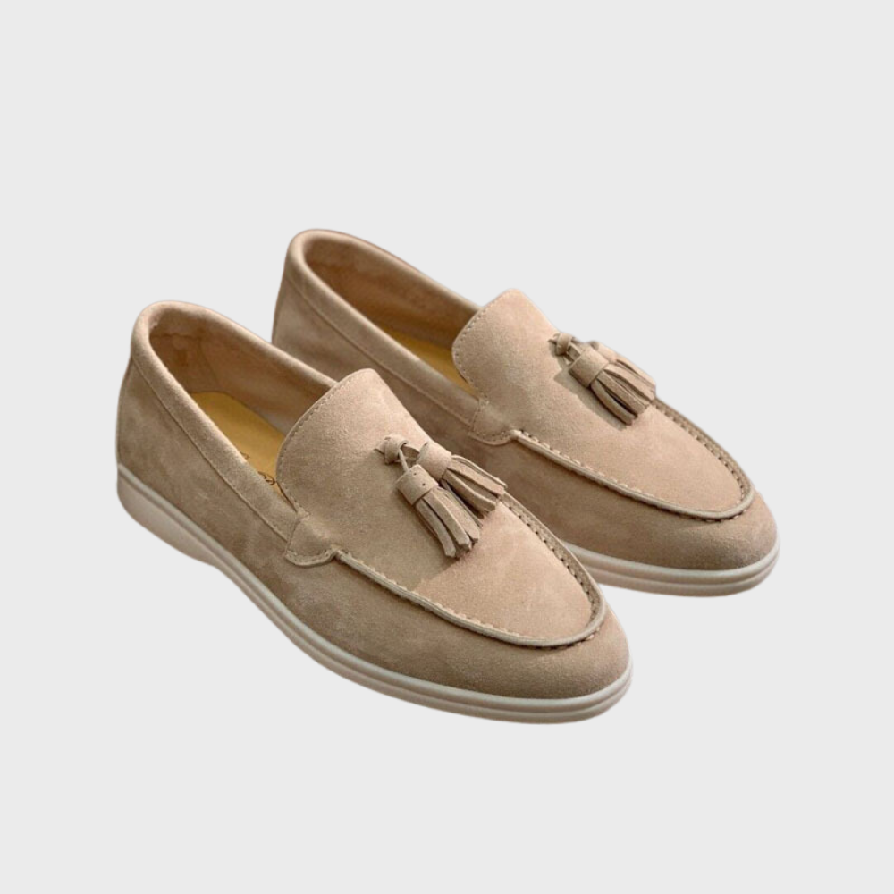 Laurence | Men's Suede Tassel Loafers - Versatile Slip-On Moccasins for Casual and Formal Wear