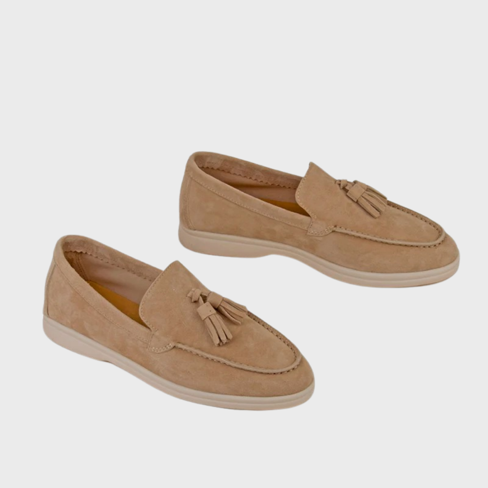 Laurence | Men's Suede Tassel Loafers - Versatile Slip-On Moccasins for Casual and Formal Wear