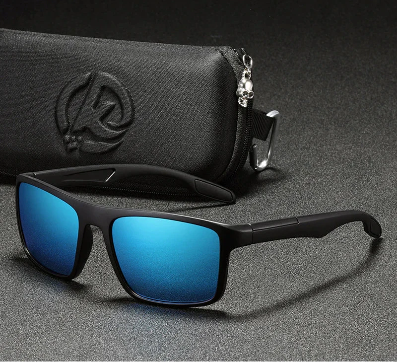 Stefan | Men's Lightweight Rectangular TR90 Sunglasses with Polarized 1.1mm TAC Lenses