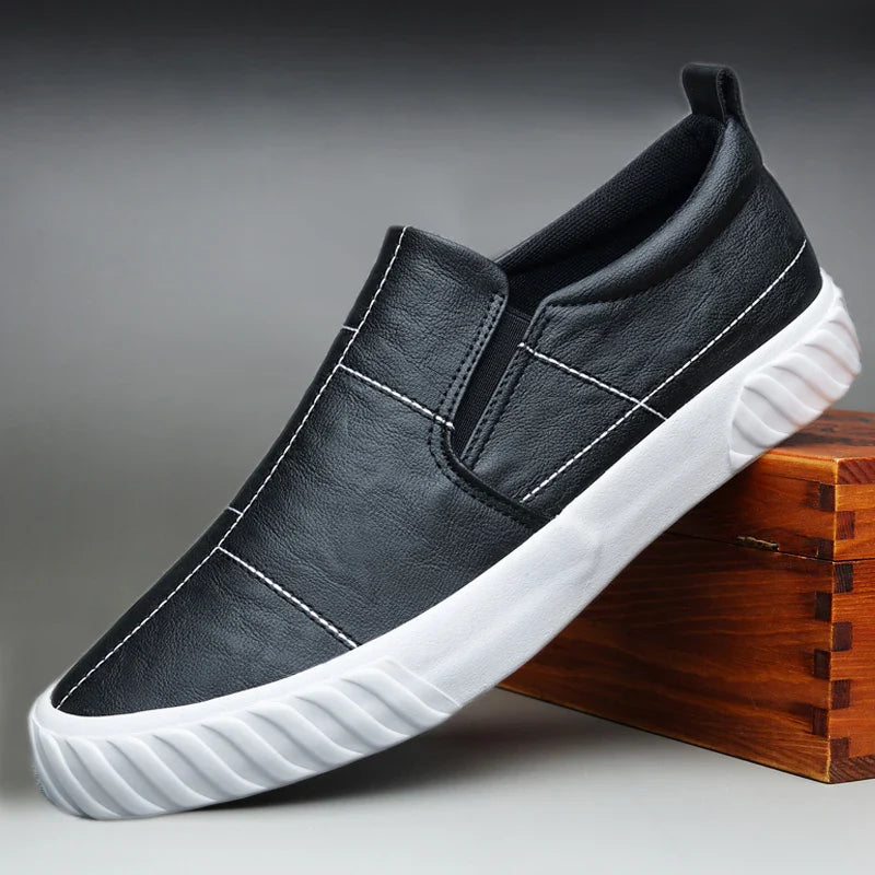 Lex Couture Leather Men's Sneakers