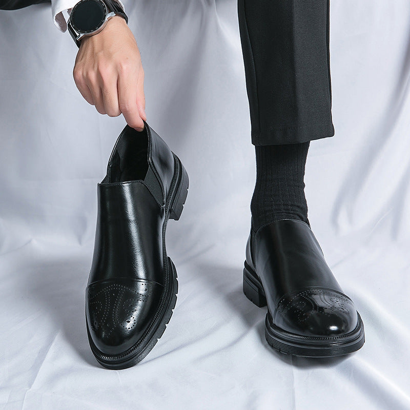 Windsor Heritage Slip-Ons: Stylish Vegan Leather Comfort