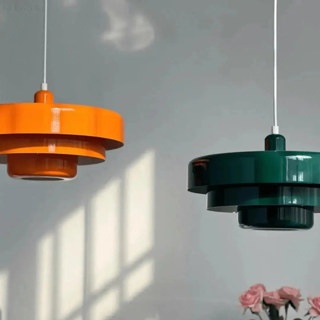 Elegant Retro Tier LED Pendant Lamp