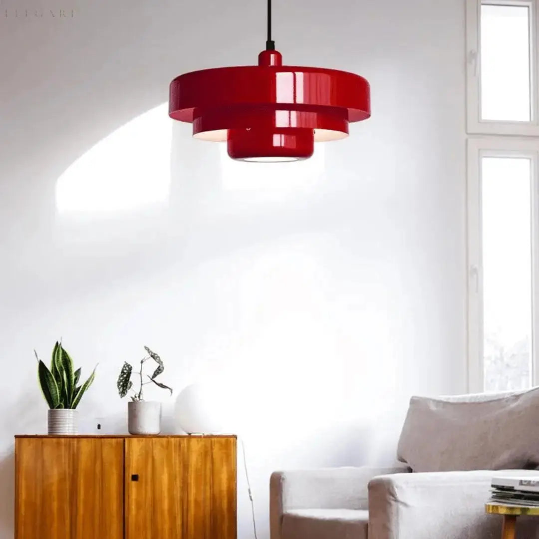 Elegant Retro Tier LED Pendant Lamp