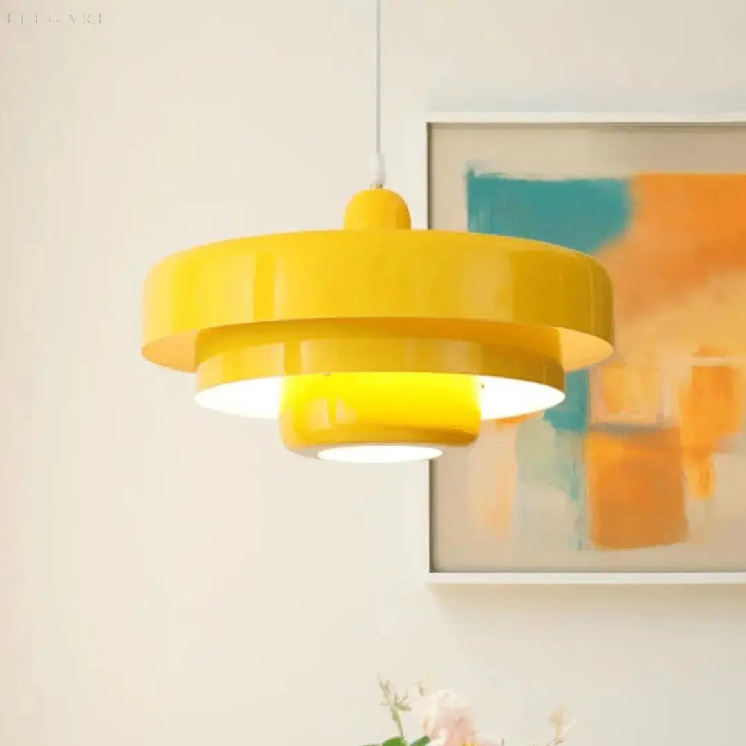 Elegant Retro Tier LED Pendant Lamp