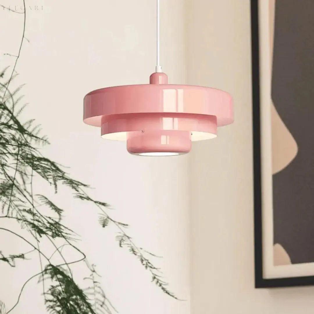 Elegant Retro Tier LED Pendant Lamp