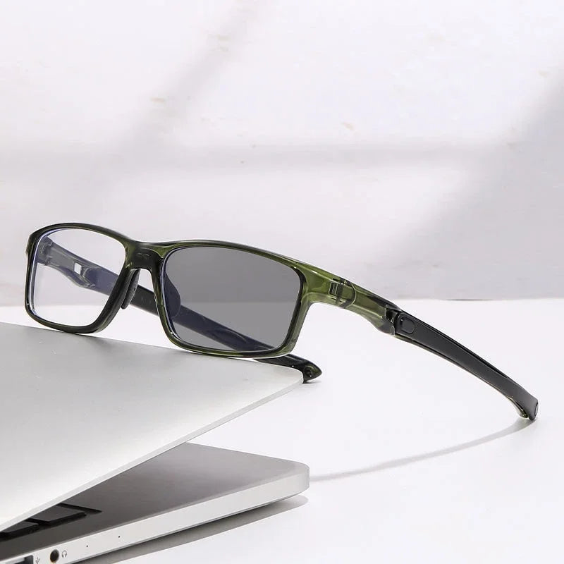 Ashton | TR90 Multifocal Photochromic Reading Glasses Featuring Blue Light Blocking Technology