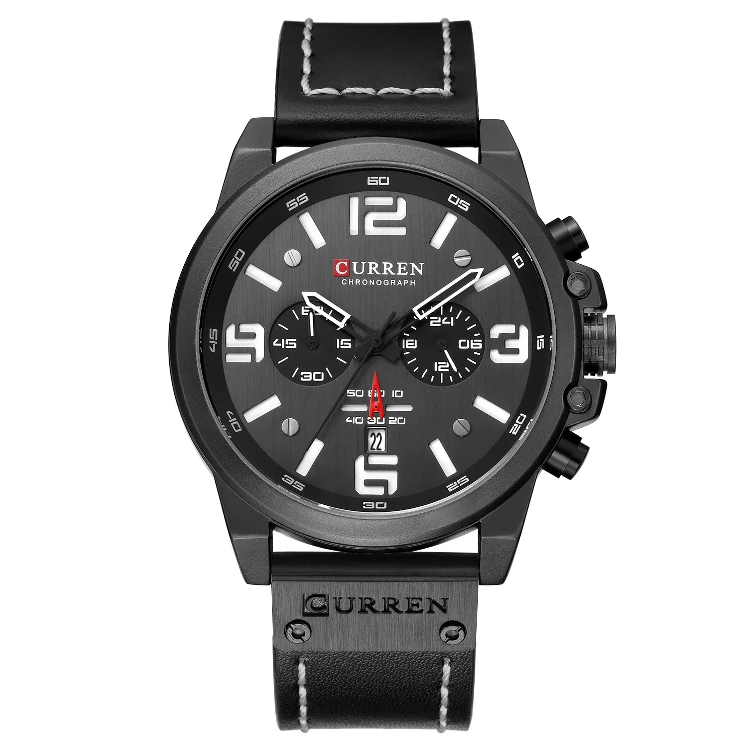 Juniper Men's Luxury Waterproof Leather Quartz Watch