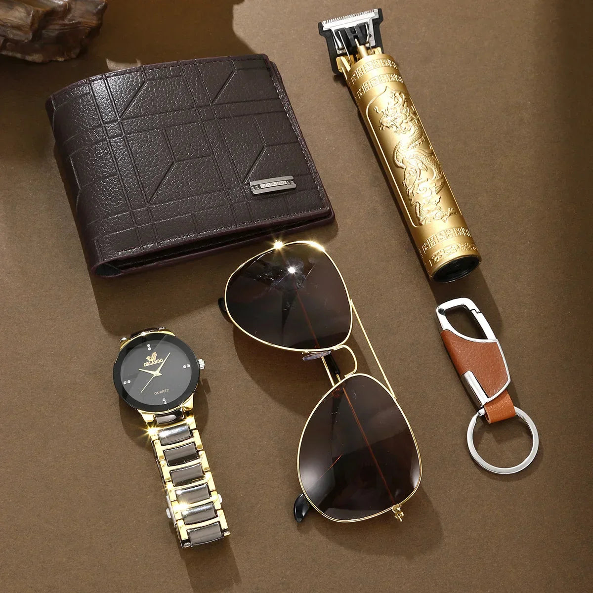 Beni | Elegant Men's Accessory Set: 5-Piece Gift Collection
