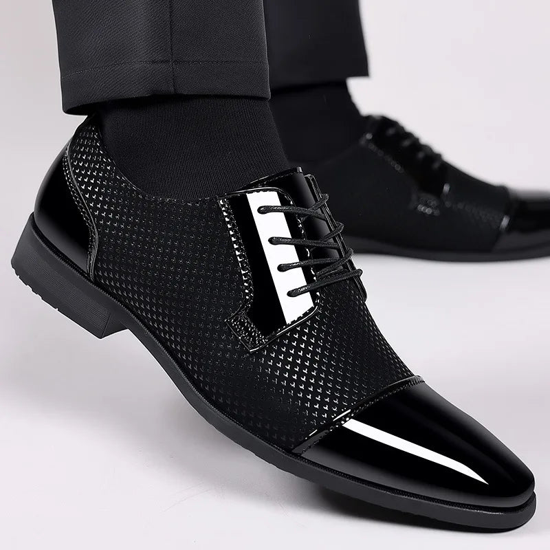 Cloudcroft | Timeless Men's Patent Leather Oxford Shoes