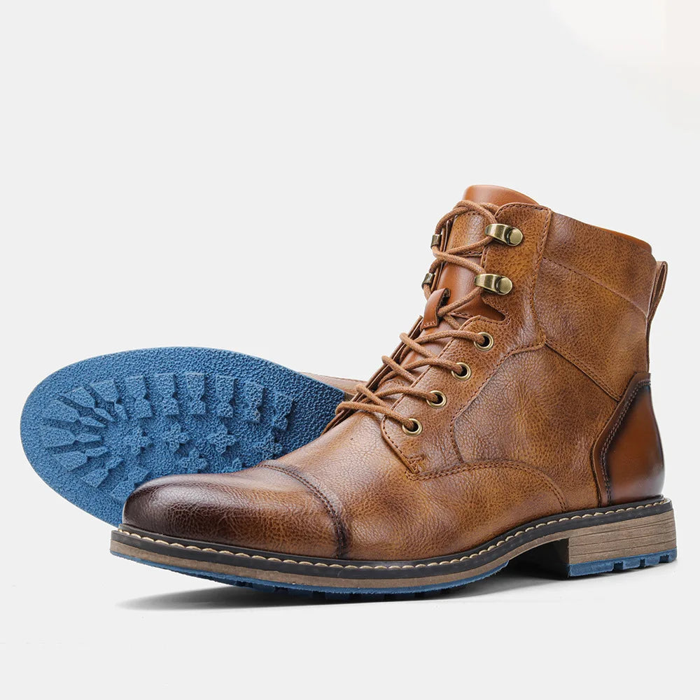 Knox | Timeless Leather Ankle Boots for Men