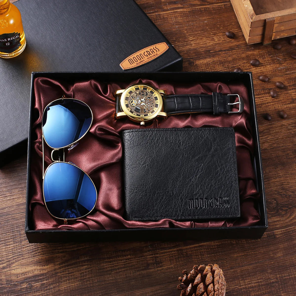 Don | Men's Boutique Gift Set - Stylish Elliptical Design
