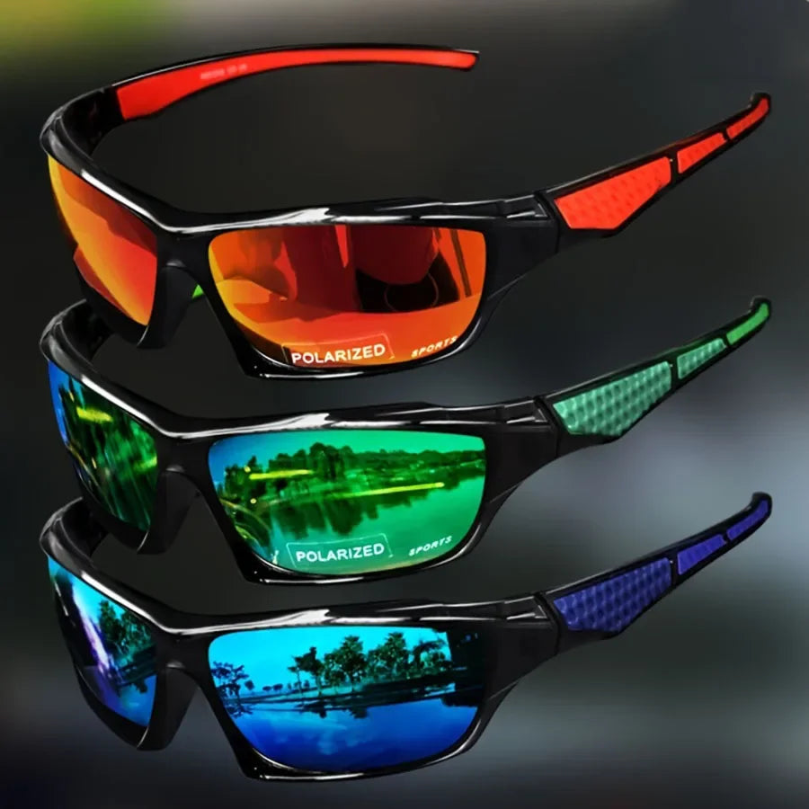 Mason Men's Polarized Sports Sunglasses - Round Metal Frame UV400