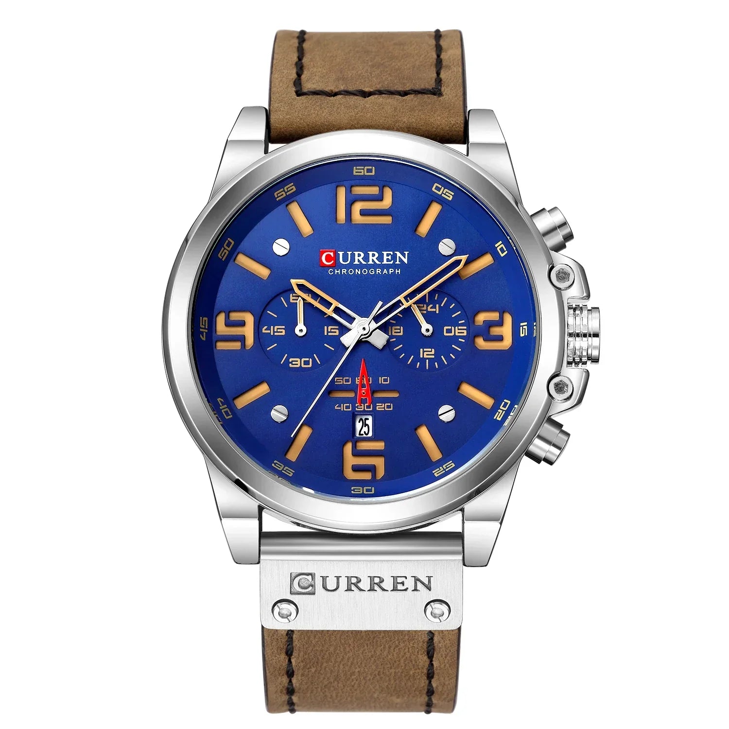 Juniper Men's Luxury Waterproof Leather Quartz Watch