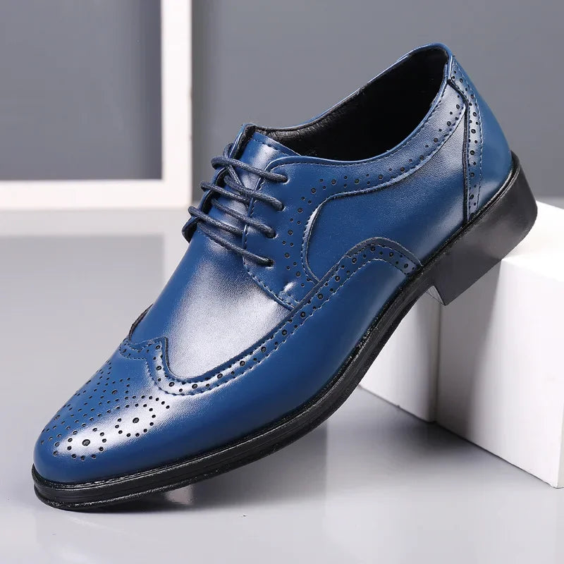 Sandpoint | Handcrafted Men's Calfskin Leather Oxford Brogue Dress Shoes