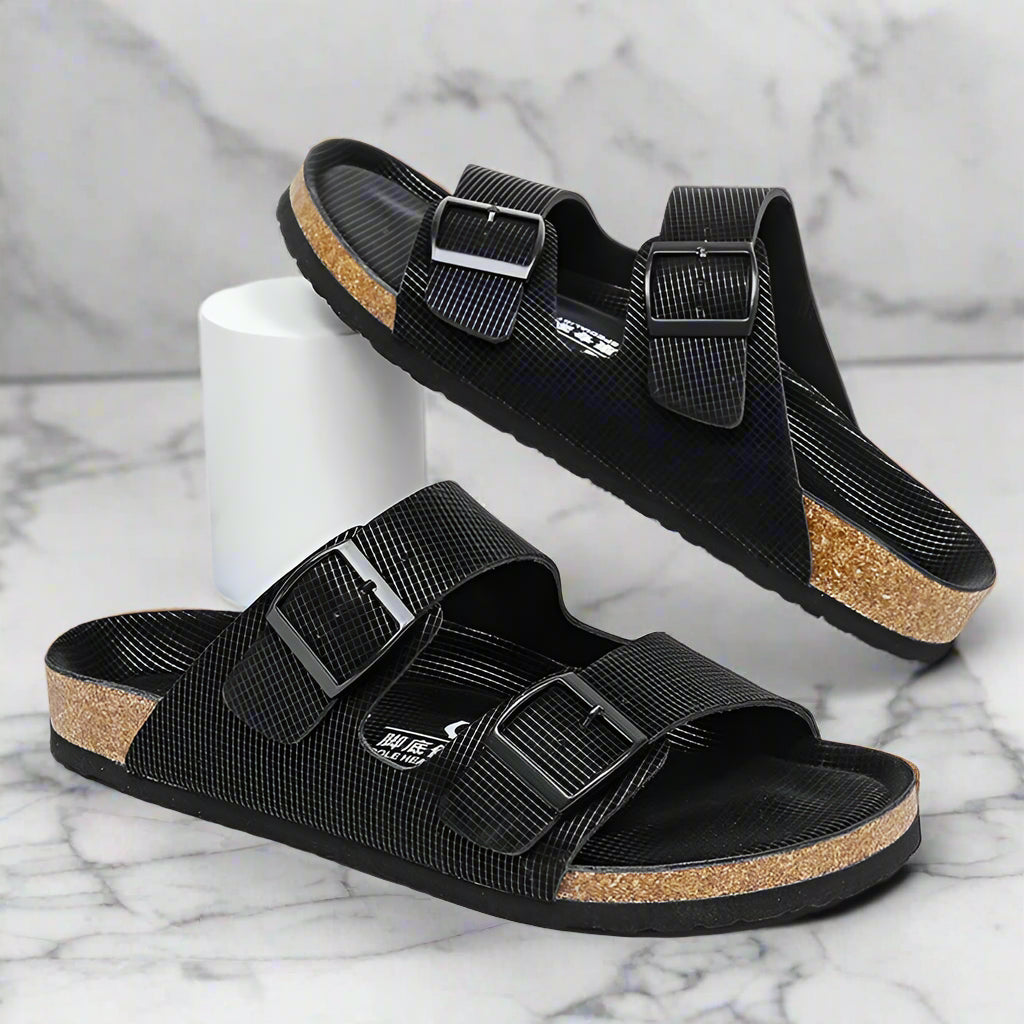 Duke Men's Non-Slip Outdoor Sandals with Thick Platform