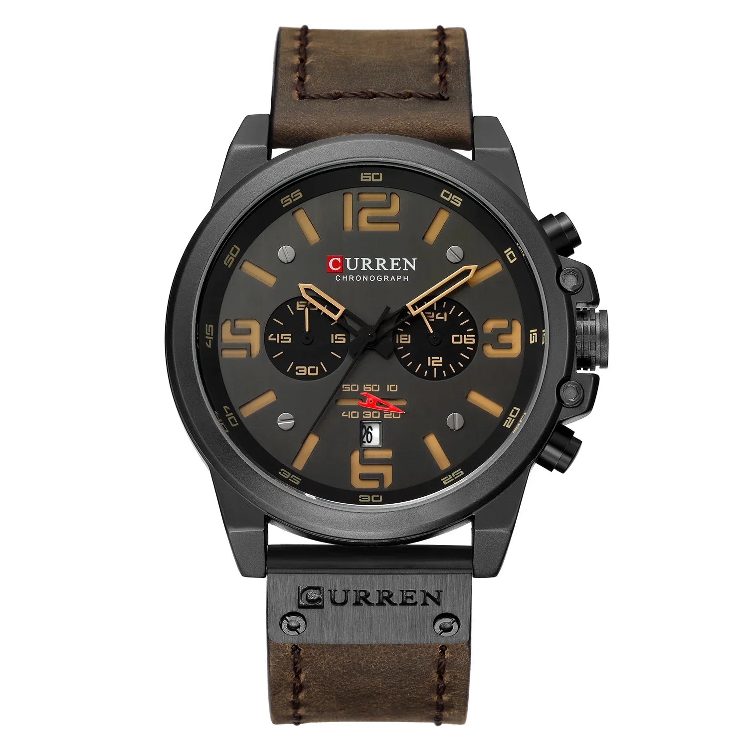 Juniper Men's Luxury Waterproof Leather Quartz Watch