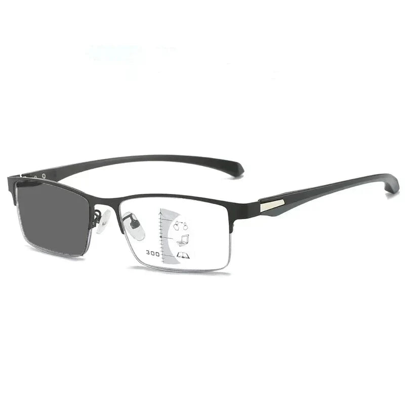 Godfrey | Men's Photochromic Multifocal Reading Glasses with Anti-Blue Light Protection
