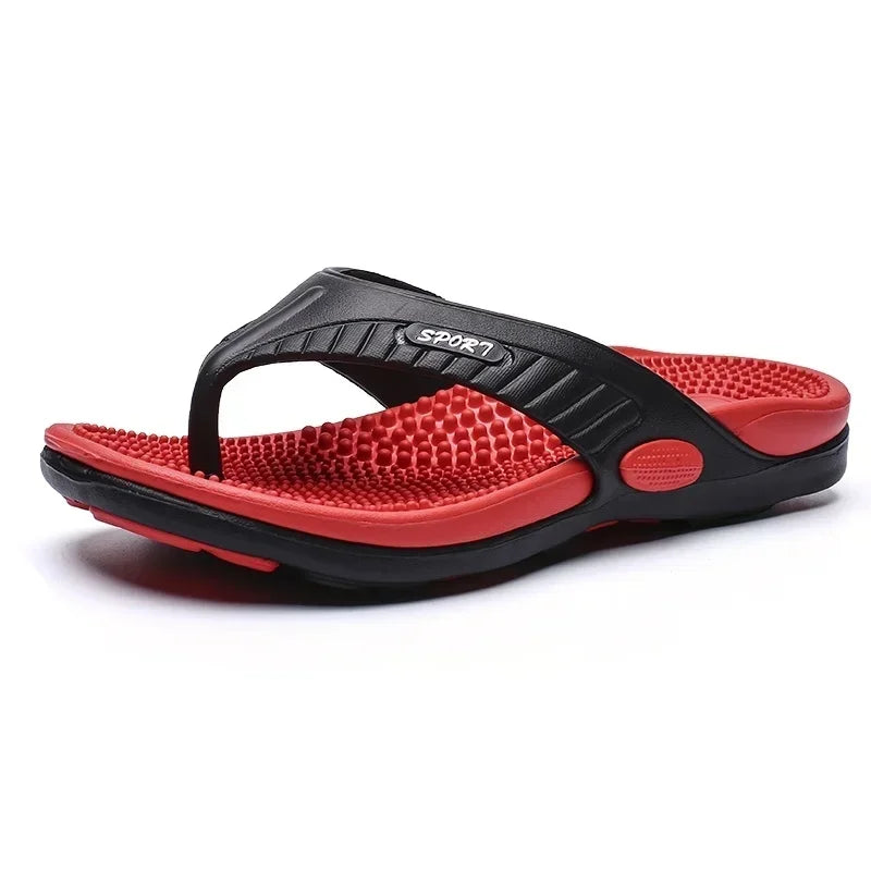 Acre Men's Breathable Massage Flip Flops-Modavendi