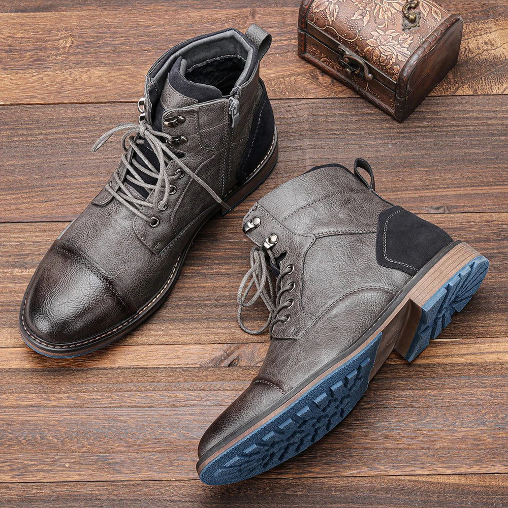 Knox | Timeless Leather Ankle Boots for Men