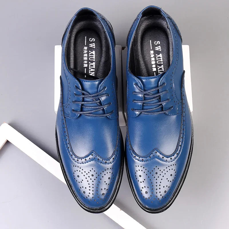 Sandpoint | Handcrafted Men's Calfskin Leather Oxford Brogue Dress Shoes