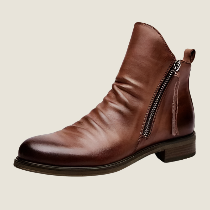 Wyatt Leather Ankle Booties
