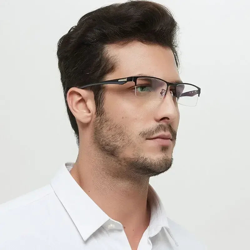 Godfrey | Men's Photochromic Multifocal Reading Glasses with Anti-Blue Light Protection