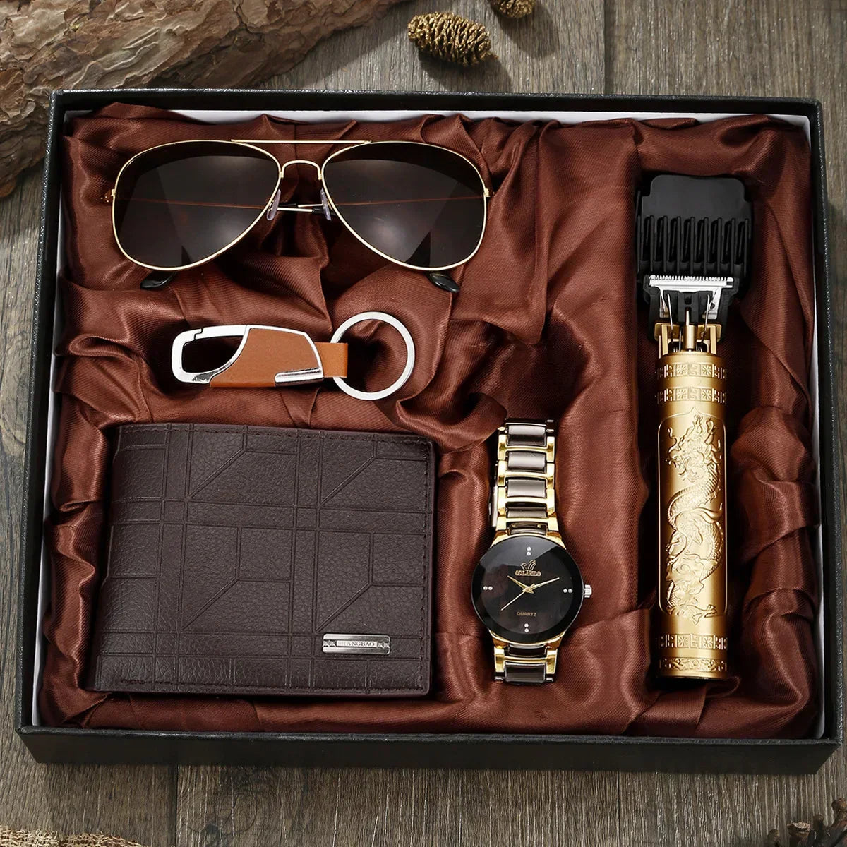 Beni | Elegant Men's Accessory Set: 5-Piece Gift Collection