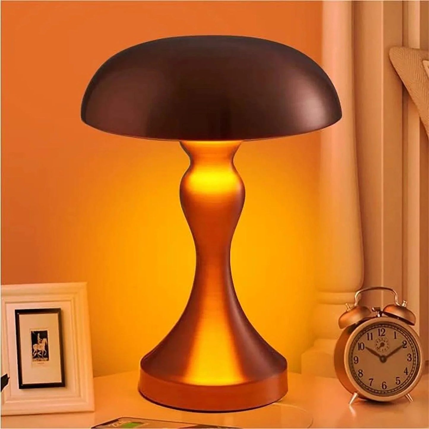 Stylish Rechargeable Touch-Sensor LED Table Lamp – Wireless Night Light for Effortless Ambiance