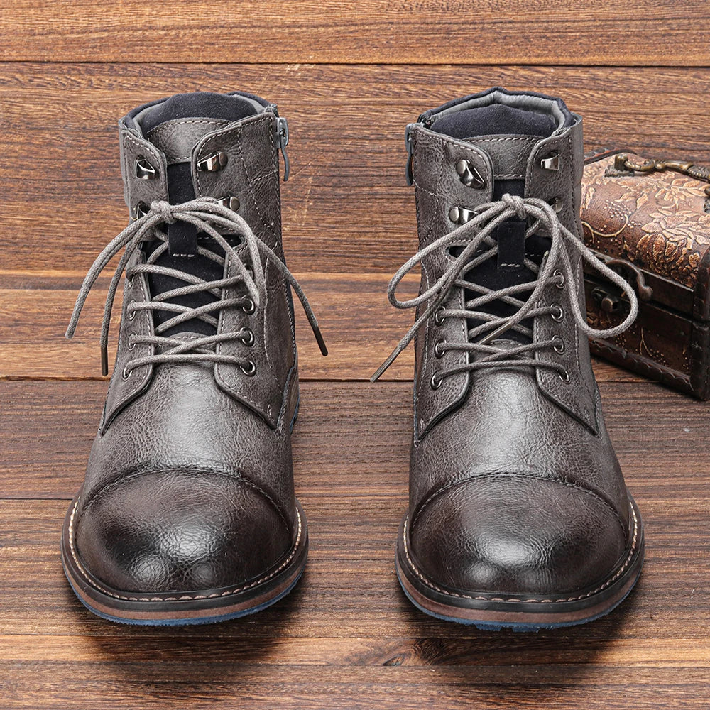 Knox | Timeless Leather Ankle Boots for Men