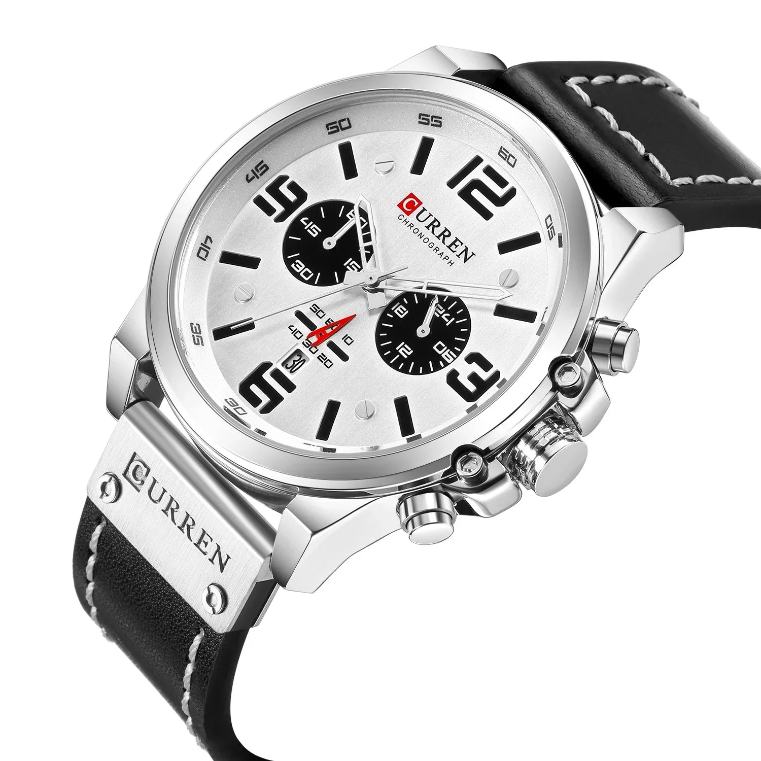 Juniper Men's Luxury Waterproof Leather Quartz Watch