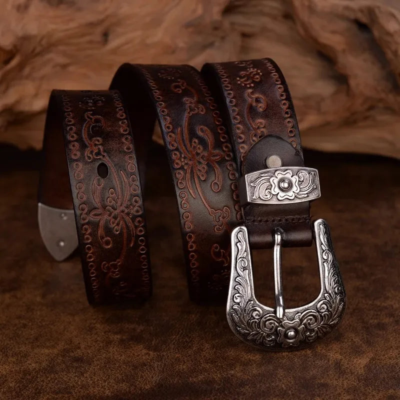 Knoxville Men's Western-Inspired Belt