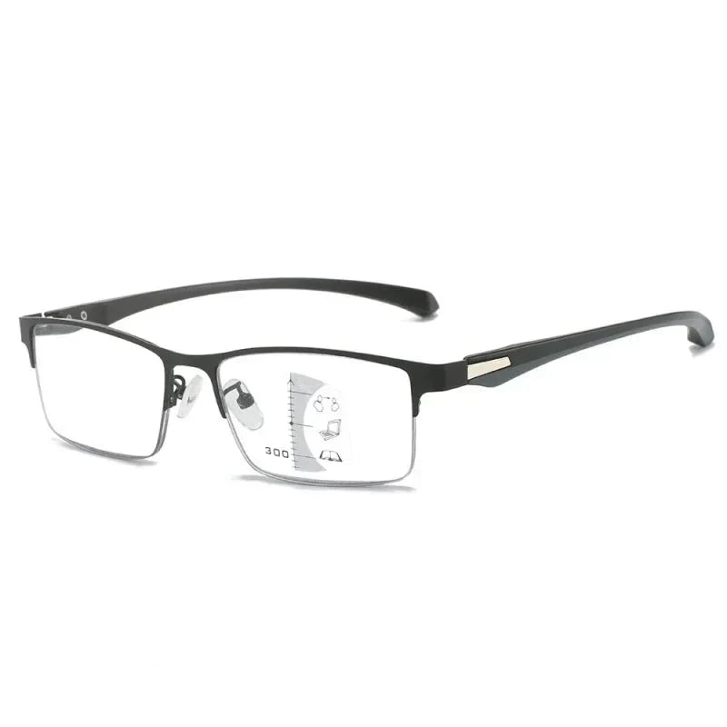 Godfrey | Men's Photochromic Multifocal Reading Glasses with Anti-Blue Light Protection