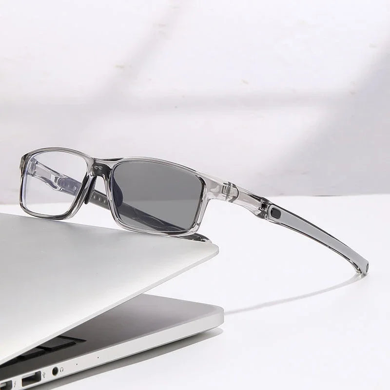 Ashton | TR90 Multifocal Photochromic Reading Glasses Featuring Blue Light Blocking Technology
