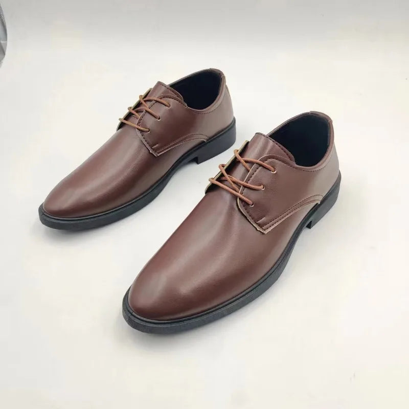 Ferndale | Men's Casual Leather Dress Shoes with Height Boost - British Style